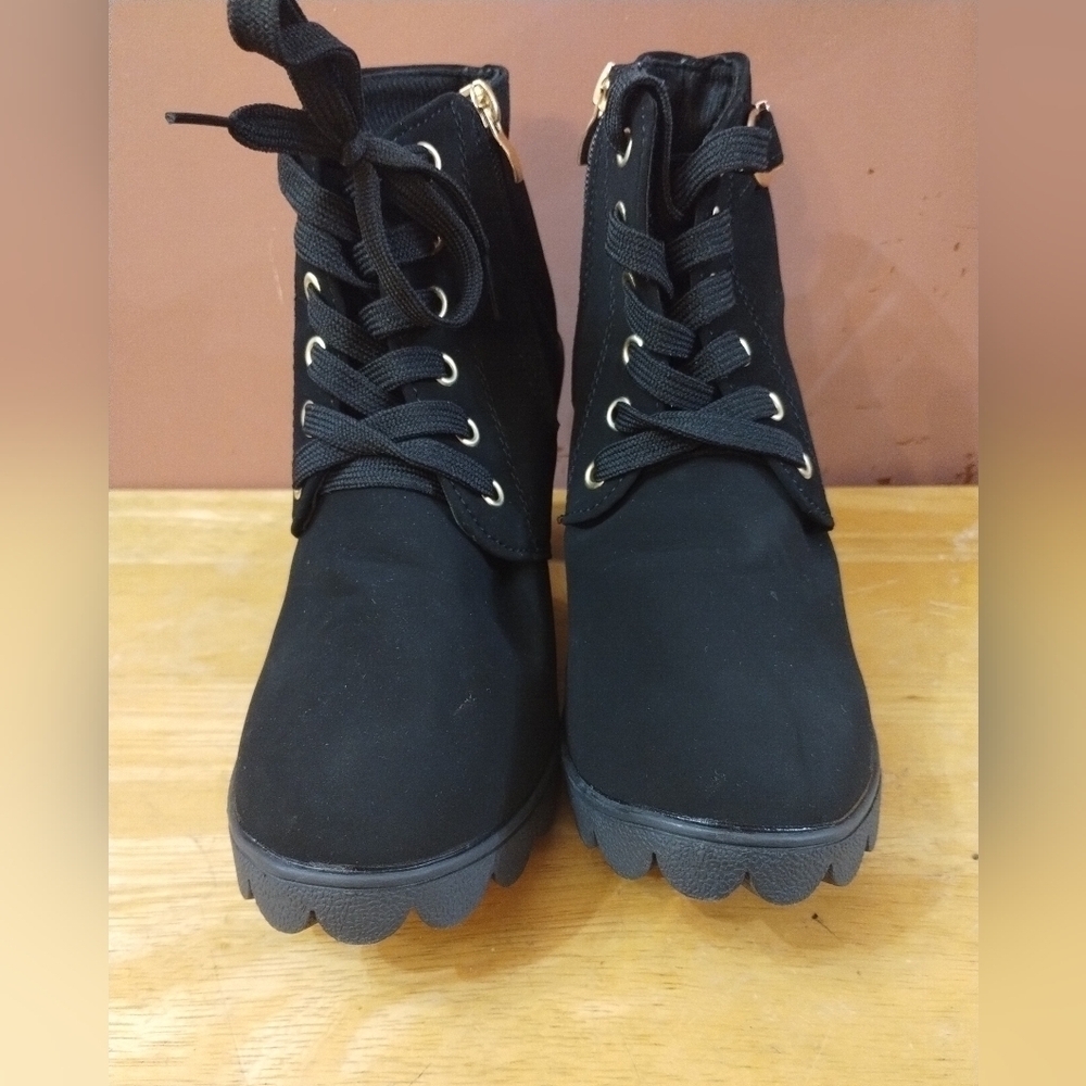 Black women's boots size 41 - Picture 2 of 8